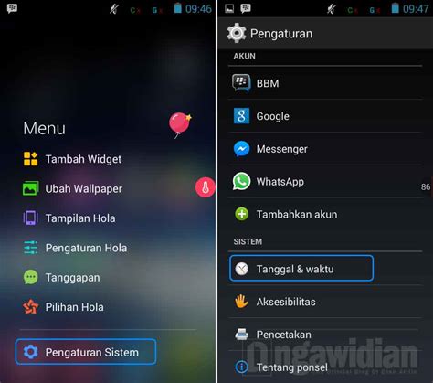 Tanggal Dan Waktu Android