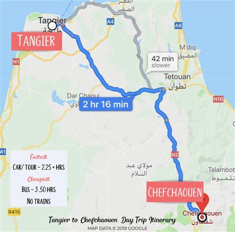 Tangier to Chefchaouen bus