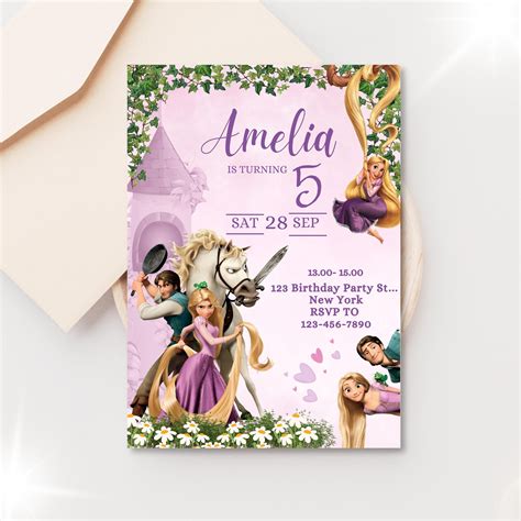 Tangled Party Invitations
