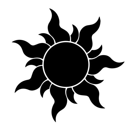 Tangled Sun SVG: Illuminating Your Designs with a Twist of Intricacy