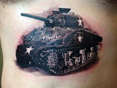 60 Tank Tattoos For Men Armored Vehicle Ink Ideas Tank