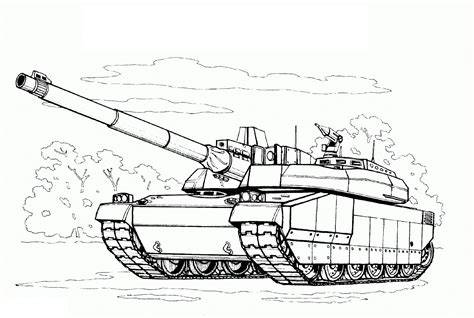Tank Coloring Pages