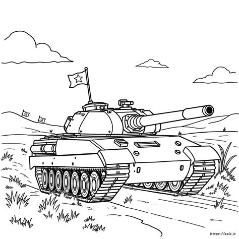 Tank Kleurplaat