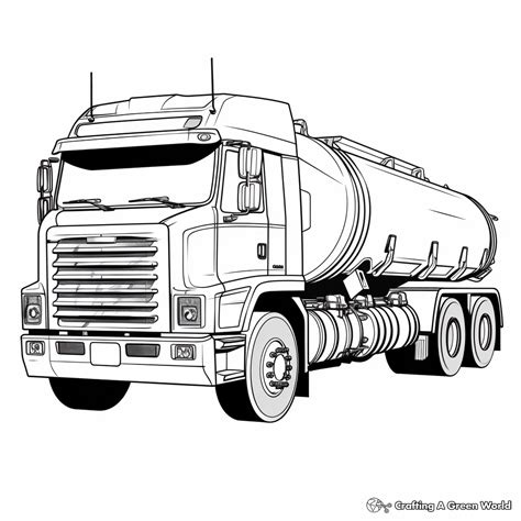 Tanker Coloring Pages