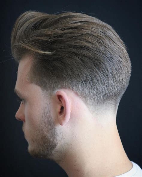 Tapered Haircut Back