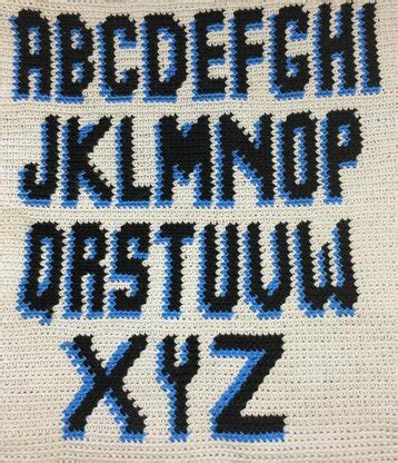 Tapestry Crochet Letters