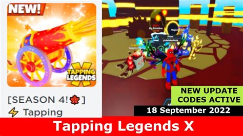 Tapping Legends X Codes - Roblox