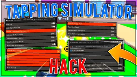 Tapping Simulator Script - Roblox Pastebin Hack OP GUI 2023 