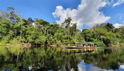 Sunset over Tarapoto Lake in the Amazon