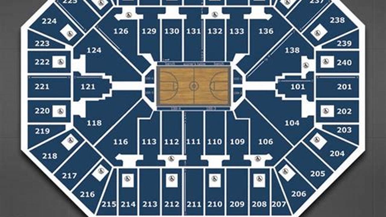 Target Center Map Seating Map