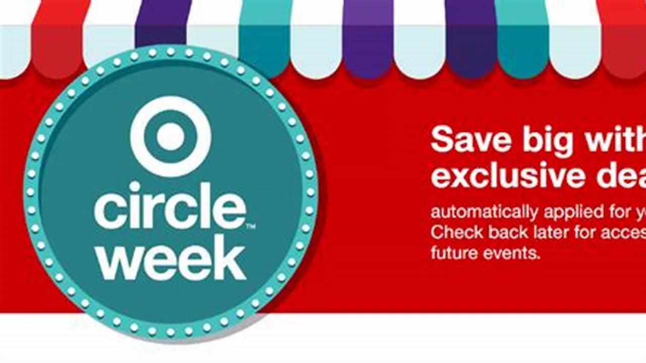 Target Circle Week July 2024 Schedule