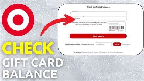 Stay stress-free and in control: Check your Target gift card balance now!