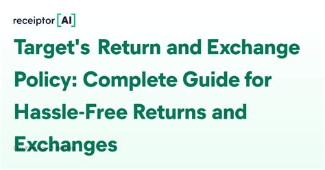 Target Returns Hassle-Free Returns and Exchanges