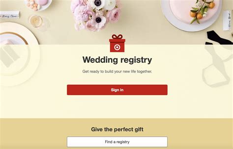 Target Wedding Registry Create Your Dream Registry