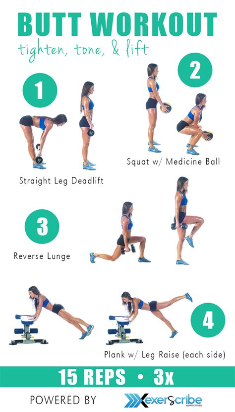 Targeted Exercises to Firm Your Buttocks