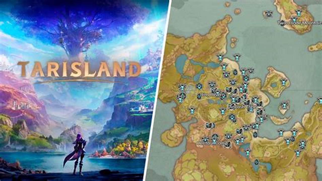 Tarisland Interactive Map 2024 Map