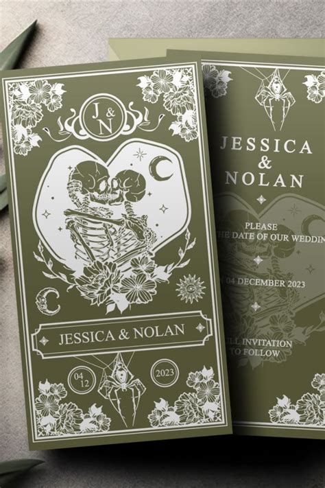 Tarot Card Wedding Invitations