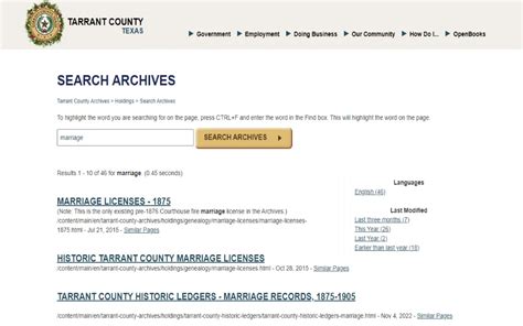 Tarrant County Marriage Records: Your Ultimate Guide to Tracing Ancestry and Family History 