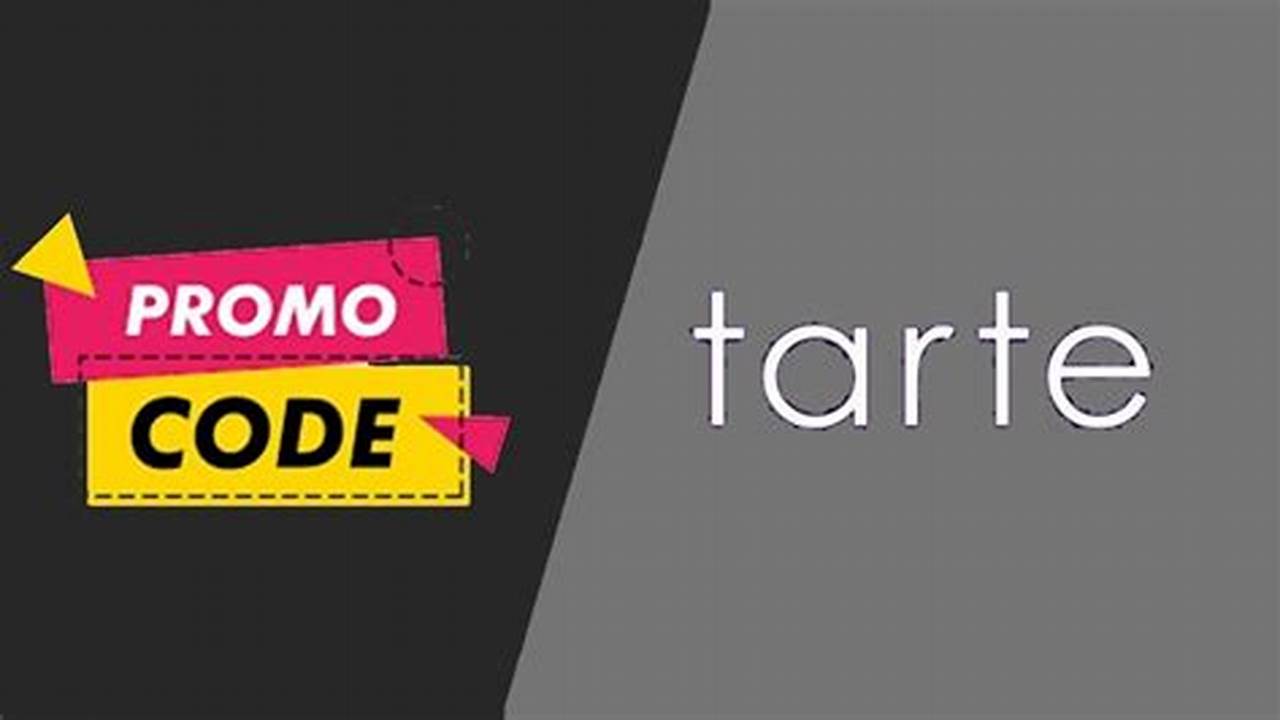 Tarte Promo Code 2025