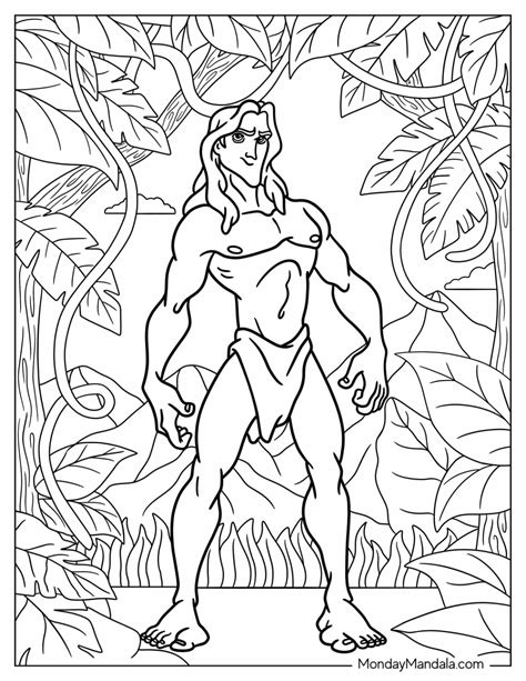 Tarzan Coloring Pages