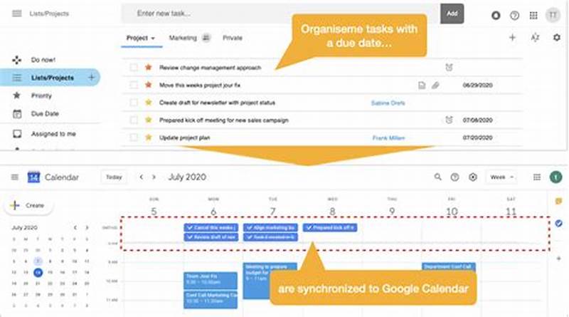 Task List Integration With Google Calendar