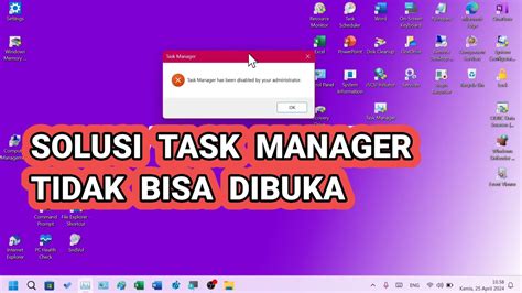 Task Manager Tidak Bisa Dibuka