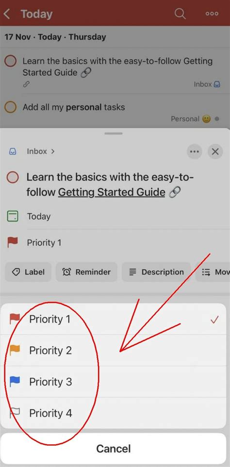 Task Prioritization and Reminders