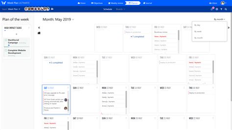 Task and Calendar Management