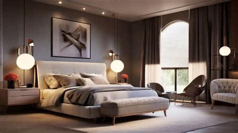 Task lighting in a bedroom