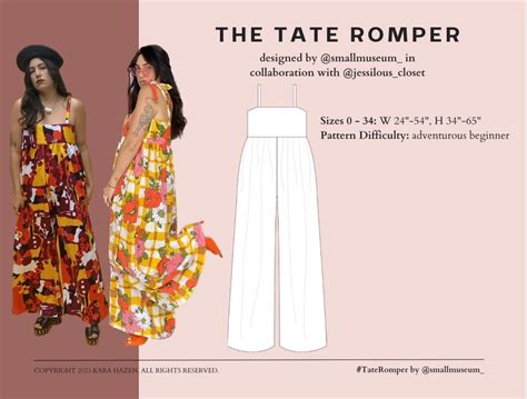 Tate Romper Sewing Pattern