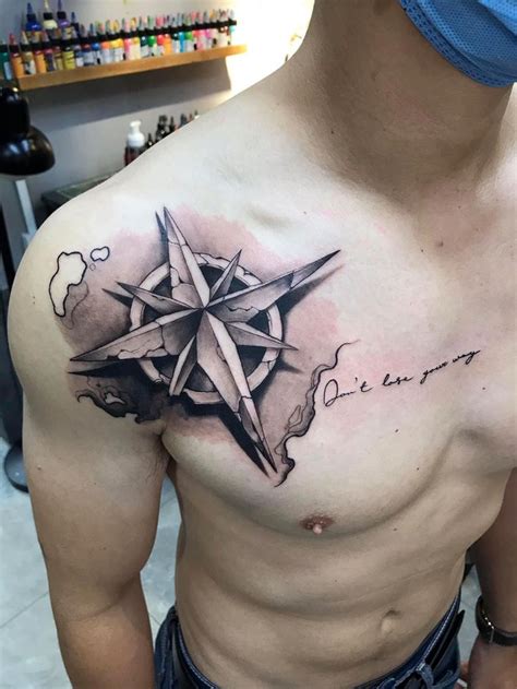 Tato Simple Di Dada Pria