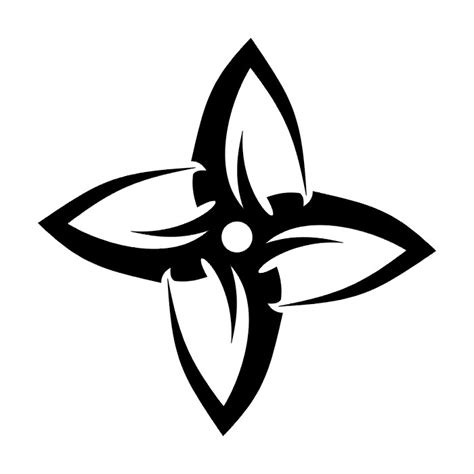 Tato Tribal Bunga