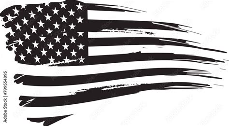 Unfurl the Worn Glory: Celebrate Patriotism with Tattered Flag SVG Designs