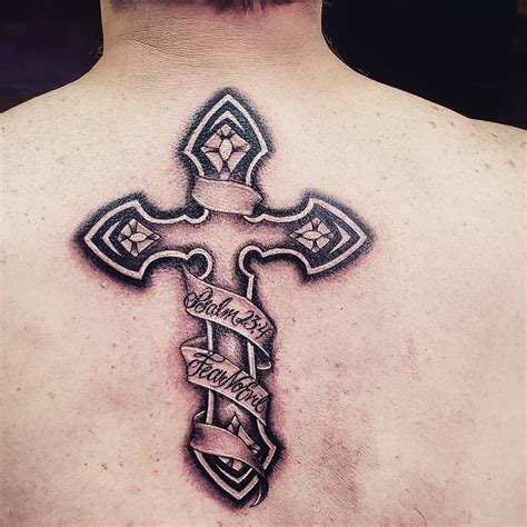 lejouroujesuismorte Creative Cross With Names Tattoos Art