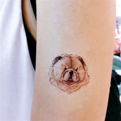 Chow Chow Tattoos Ideas Puppy tattoo, Dog tattoos, Golden retriever