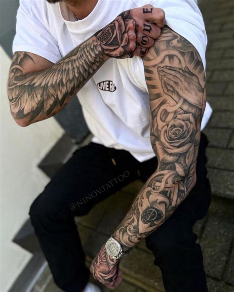 75+ Spectacular Black and Grey Tattoo Designs & Ideas (2019)