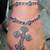 Tattoo Designs Cross With Rosary Beads