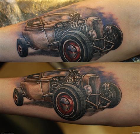Car tattoos 30+ totally epic car tattoo ideas