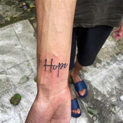 Hope Tattoo Designs, Meanings, Ideas, and Pictures TatRing