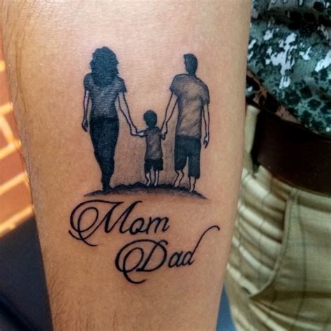 Mom Dad tattoo Dad tattoos, Mom dad tattoos, Mum and dad