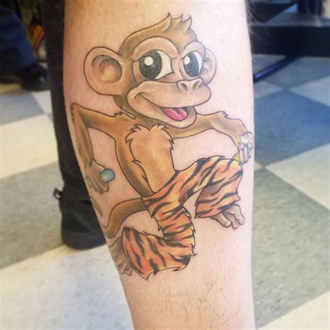Monkey tattoo by Tony Vilella Monkey tattoos, Tattoos