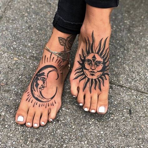 Foot Pretty Tattoo Designs For Cute Girls Pictures