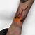Tattoo Flames Wrist