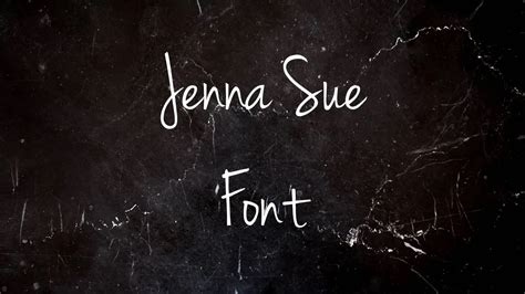 Download free Jenna Sue Regular font