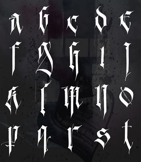 Nemek Gothic Font Gothic fonts, Tattoo fonts alphabet