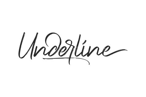 Hand Lettering Underline Flourishing and Free Practice
