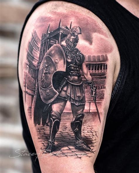 Tattoo Knight tattoo, Gladiator tattoo, Tattoos for guys