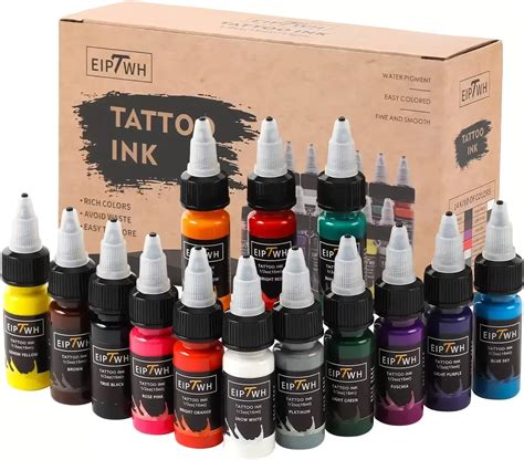 Bloodline 7 Primary Color Tattoo Ink Set 0.5 Oz + Free