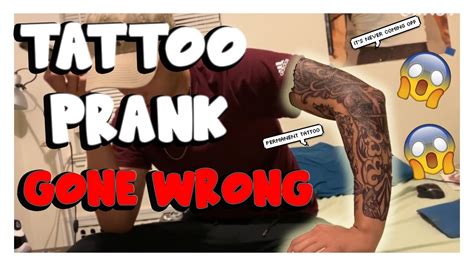 TATTOO PRANK ON MUM!!! YouTube