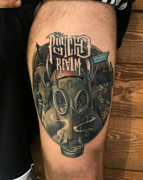 American psycho Horror tattoo, Tattoos, Skull tattoo